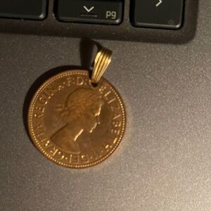 Gold Coin Pendant